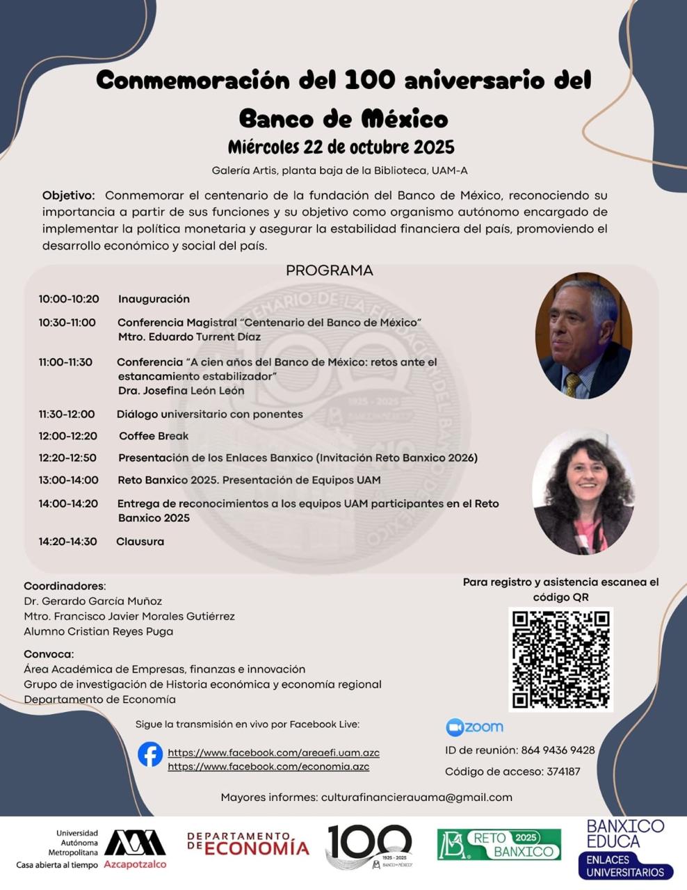 Conmemoración del 100 aniversario del Banco de México